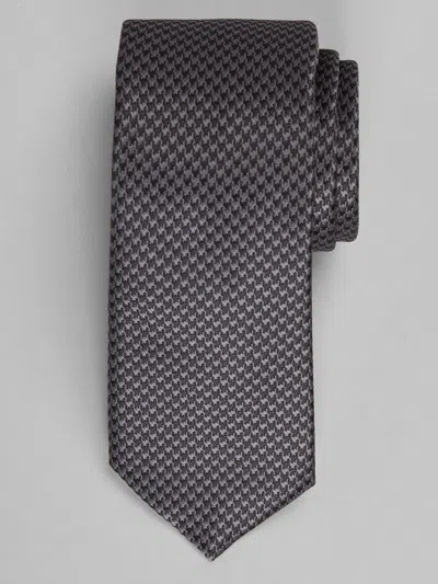 Egara Tonal Houndstooth Tie In Black