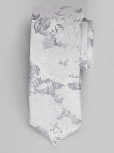 Egara Tonal Peony Tie In Gray