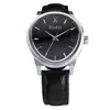 Egard Women's Dali F2 Silver Automatic Black Dial Watch In Black