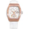 Egard Women's Patriot Vanille White Dial Watch In White