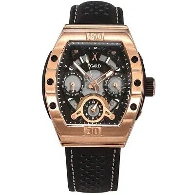 Pre-owned Egard Womens Patriot Rose Black Dial Watch - Wch-5076-m0h391
