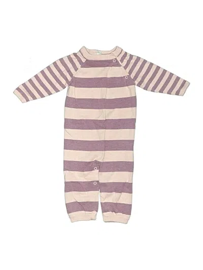 Pre-owned Egg Baby Babies' Long Sleeve Onesie In Purple