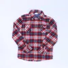 Egg Boys Red Plaid Button Down Long Sleeve In Red