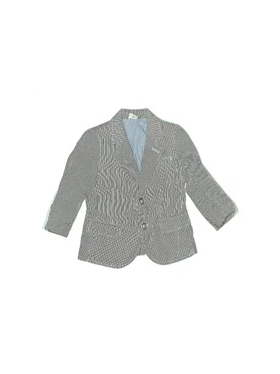 Pre-owned Egg By Susan Lazar Kids' Blazer Jacket In Gray