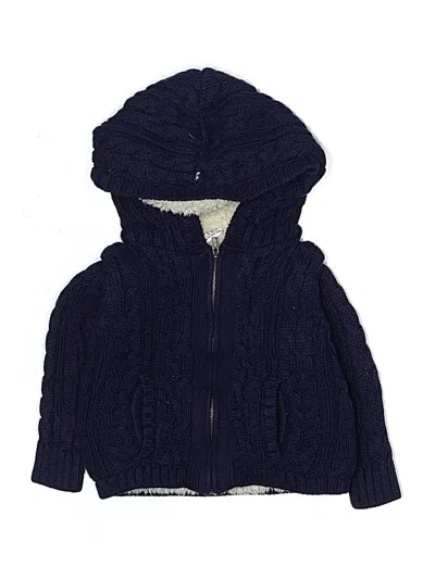 Pre-owned Egg By Susan Lazar Babies' Cardigan Sweater In Blue