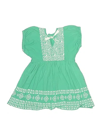 Pre-owned Egg By Susan Lazar Kids' Dress In Green
