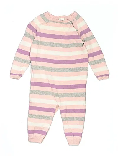 Pre-owned Egg By Susan Lazar Babies' Long Sleeve Onesie In Pink
