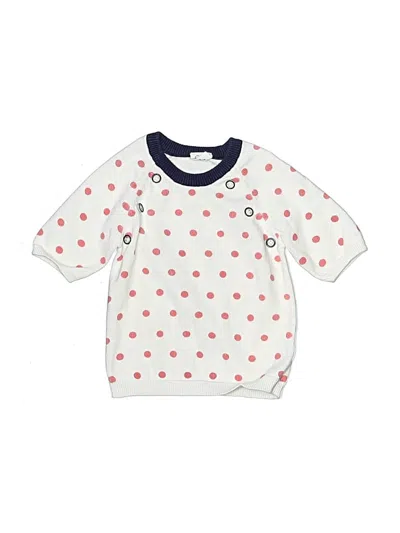Pre-owned Egg By Susan Lazar Babies' Pullover Sweater In White