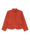 Egg Cotton Button-up Jacket In Red