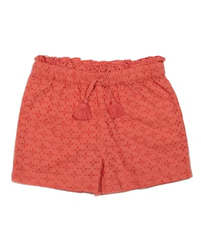 Egg Kids' Nori Eyelet Short In Red