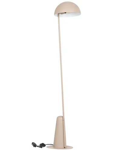 Eglo Aranzola 1 Light Floor Lamp With Sandy Finish & Sandy Metal Shade
