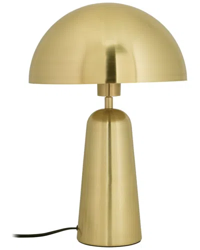 Eglo Aranzola 1 Light Table Lamp Brushed Gold With Brushed Gold Metal Shade