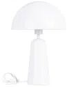 Eglo Aranzola 1 Light Table Lamp With White Finish & White Metal Shade