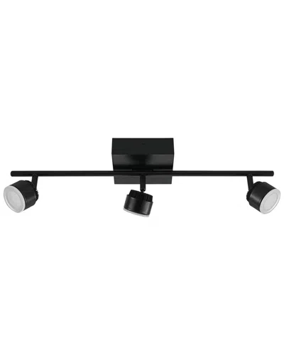 Eglo Armento 3 Light Integrated Led Track Light With Black Finish & Adjustable Lamp Heads