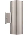 Eglo Ascoli 2 Ltoutdoor Wall Light With Stainless Steel Finish & Clear Glass