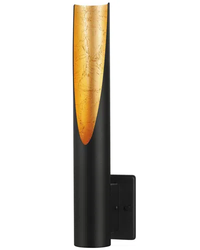 Eglo Barbotto 1 Light Wall Light With Black & Gold Finish