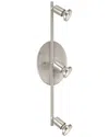 Eglo Buzz 3 Light Fixed Track Light With A Matte Nickel In Metallic