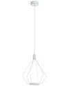 Eglo Cados 2 Light Led Pendant With White Finish & White Metal Shade