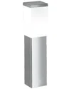 Eglo Calgary 1 Light Outdoor Path Light With Stainless Steel Finish & Opal Frosted Glass Shade