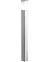 Eglo Calgary 1 Light Outdoor Post Light With Stainless Steel Finish & Opal Frosted Glass Shade