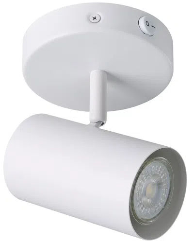 Eglo Calloway 1 Light Fixed Track Light With White Finish & White Lamp Head