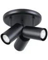 Eglo Calloway 3 Light Circular Ceiling Track Light With Black Finish