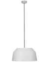 Eglo Contrisa 1 Light Pendant With Black Finish & Grey Metal Shade