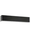 Eglo Dublin 1 Light Led Bath/vanity Light With Black Finish & White Diffuser