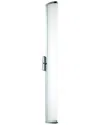 Eglo Gita 2 1 Light Integrated Led Bath/vanity Wall Light With Chrome Finish & White Plastic Shade