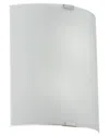 Eglo Grafik 2 Light Wall Light With Chrome Finish & Satin Glass Shade
