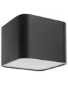 Eglo Grimasola 1 Light Square Ceiling Light With Black Finish & White Diffuser