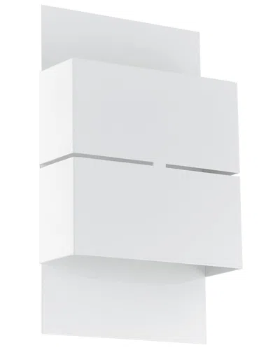 Eglo Kibea 2 Light Integrated Led Outdoor Wall Light With White Finish