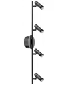 Eglo Lianello 4 Light Integrated Led Track Light With Black Chrome Finish