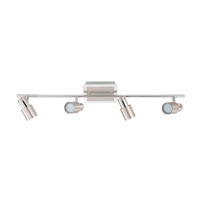 Eglo Lighting Davida-2 - 4-light Track Light - Matte Nickel, Chrome Finish
