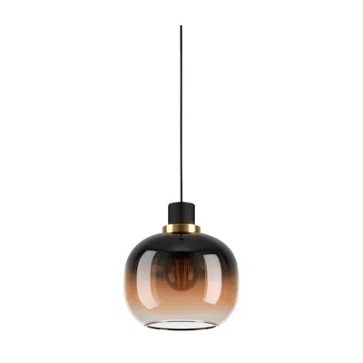 Eglo Lighting Eglo Oilella 7 1/2" Wide Structured Black Mini Pendant