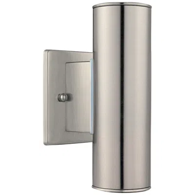 Eglo Lighting Eglo Riga 8" High Stainless Steel Up-down Outdoor Wall Light