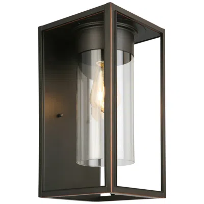 Eglo Lighting Eglo Walker Hill 15"h Oil-rubbed Bronze Outdoor Wall Light