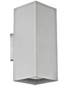 Eglo Madras 2 Light Wall Light With Aluminum Finish