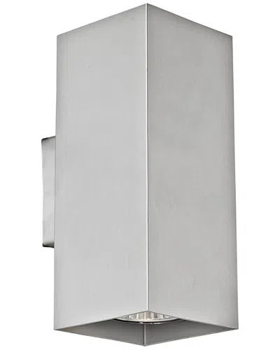 EGLO EGLO MADRAS 2 LIGHT WALL LIGHT WITH ALUMINUM FINISH