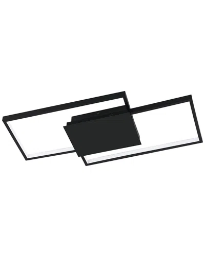 Eglo Milanius 1 Light Integrated Led Ceiling/wall Light With Matte Black Finish