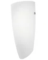 Eglo Nemo 1 Light Wall Light With Matte Nickel Finish & Opal Frosted Glass