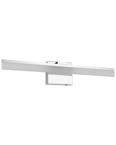 EGLO EGLO PALMITAL INTEGRATED LED BATH/VANITY LIGHT WITH CHROME FINISH & SATIN SHADE