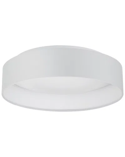 Eglo Palomaro 1 Light Integrated Led Ceiling Light With White Finish, White Diffuser & White Shade