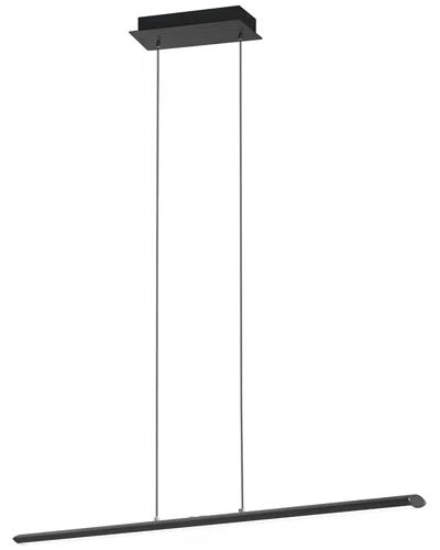 Eglo Pellaro 3 Light Integrated Led Linear Pendant With Black Finish & White Acrylic Diffuser