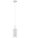Eglo Pinto 1 Light Mini Pendant With Chrome Finish & Chrome Cylinder Surrounded By Clear Glass