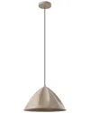 Eglo Podere 1 Light Pendant With Sandy Finish & Sandy Metal Shade