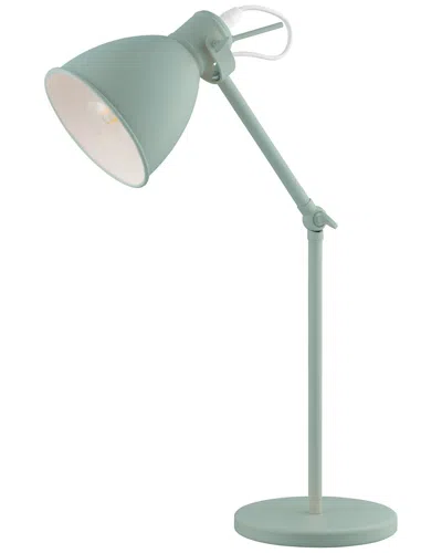 Eglo Priddy 1 Light Desk Lamp With Pastel Light Green Finish
