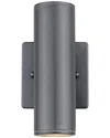 Eglo Riga 2 Light Up/down Outdoor Wall Light With Anthracite Finish