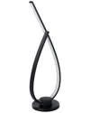 Eglo Roncade Integrated Led Table Lamp With Black Finish & White Diffuser