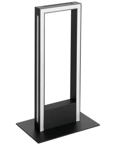 Eglo Salvilanas 1 Light Integrated Led Table Lamp With Black Finish & White Diffuser